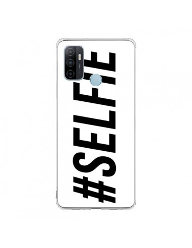 Coque Oppo A53 / A53s Hashtag Selfie Blanc Horizontal - Jonathan Perez