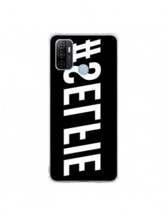 Coque Oppo A53 / A53s Hashtag Selfie Blanc Inversé...