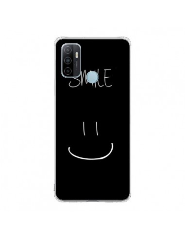 Coque Oppo A53 / A53s Smile Souriez Noir - Jonathan Perez