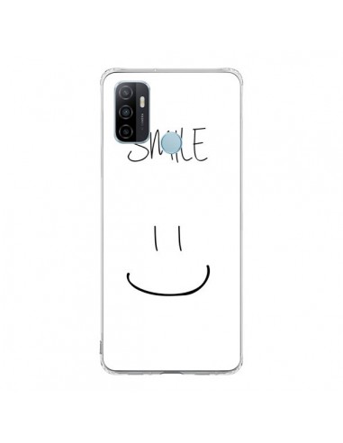 Coque Oppo A53 / A53s Smile Souriez en Blanc - Jonathan Perez