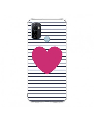 Coque Oppo A53 / A53s Coeur Traits Marin - Jonathan Perez