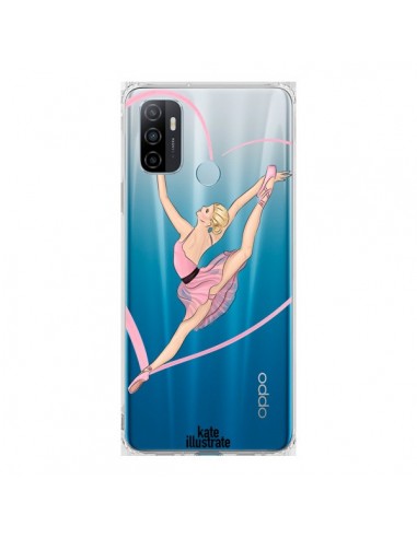 Coque Oppo A53 / A53s Ballerina Jump In The Air Ballerine Danseuse Transparente - kateillustrate