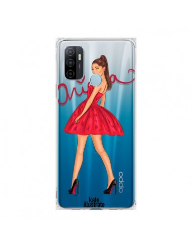 Coque Oppo A53 / A53s Ariana Grande Chanteuse Singer Transparente - kateillustrate