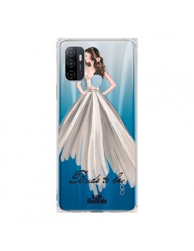 Coque Oppo A53 / A53s Bride To Be Mariée Mariage Transparente - kateillustrate