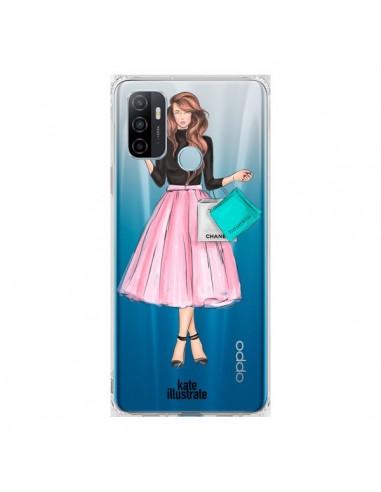 Coque Oppo A53 / A53s Shopping Time Transparente - kateillustrate
