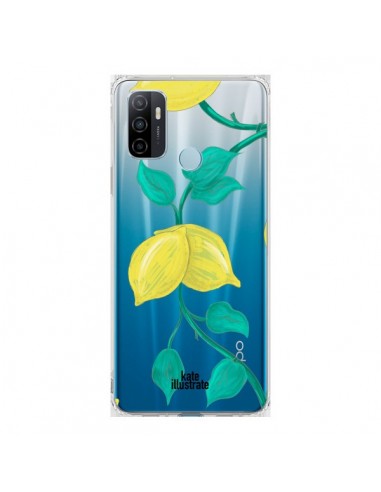 Coque Oppo A53 / A53s Lemons Citrons Transparente - kateillustrate