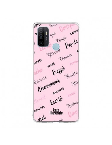 Coque Oppo A53 / A53s Ballerina Ballerine Mots - kateillustrate