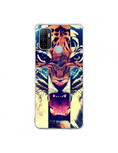 Coque Oppo A53 / A53s Tigre Swag Croix Roar Tiger - Laetitia