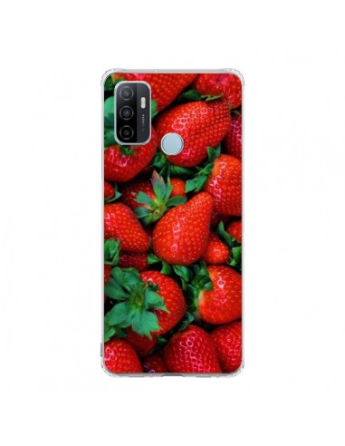 Coque Oppo A53 / A53s Fraise Strawberry Fruit - Laetitia