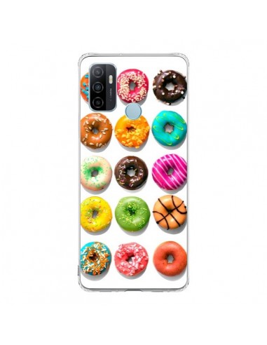 Coque Oppo A53 / A53s Donuts Multicolore Chocolat Vanille - Laetitia