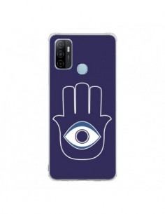 Coque Oppo A53 / A53s Main de Fatma Oeil Bleu - Laetitia