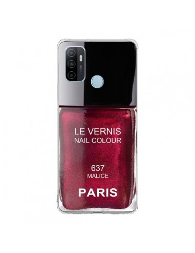 Coque Oppo A53 / A53s Vernis Paris Malice Violet - Laetitia