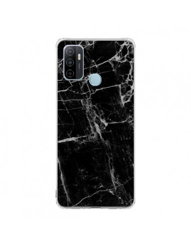 Coque Oppo A53 / A53s Marbre Marble Noir Black - Laetitia