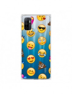 Coque Oppo A53 / A53s Emoticone Emoji Transparente -...