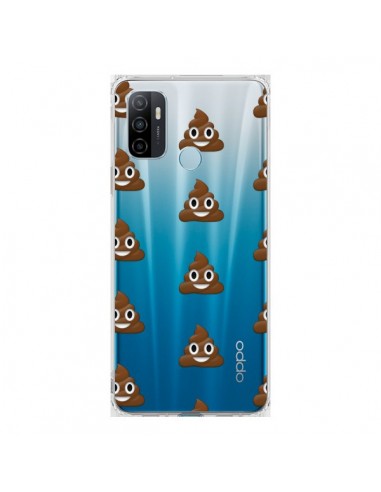 Coque Oppo A53 / A53s Shit Poop Emoticone Emoji Transparente - Laetitia