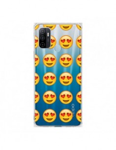 Coque Oppo A53 / A53s Love Amoureux Smiley Emoticone...