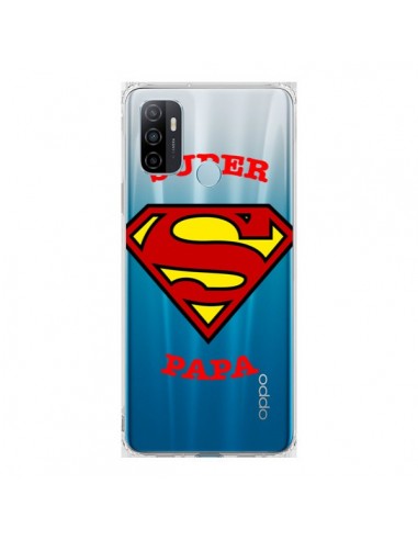 Coque Oppo A53 / A53s Super Papa Transparente - Laetitia