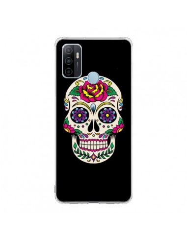 Coque Oppo A53 / A53s Tête de Mort Mexicaine Multicolore Noir - Laetitia