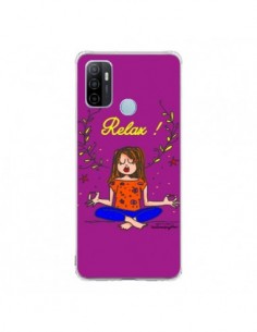 Coque Oppo A53 / A53s Fille Relax Zen Yoga -...