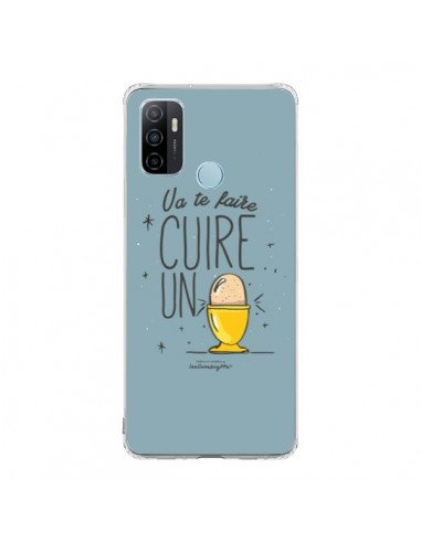 Coque Oppo A53 / A53s Va te faire cuir un oeuf gris - Leellouebrigitte