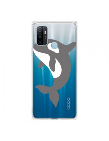 Coque Oppo A53 / A53s Orque Orca Ocean Transparente - Petit Griffin