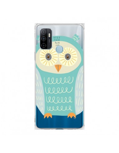 Coque Oppo A53 / A53s Hibou Owl Transparente - Petit Griffin