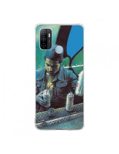 Coque Oppo A53 / A53s Dondi Flower Graffiti - Lassana