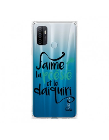 Coque Oppo A53 / A53s J'aime la poésie et le daiquiri Transparente - Lolo Santo