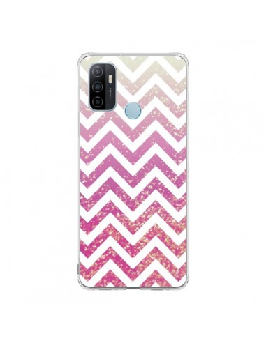 Coque Oppo A53 / A53s Chevron Pixie Dust Triangle Azteque - Mary Nesrala