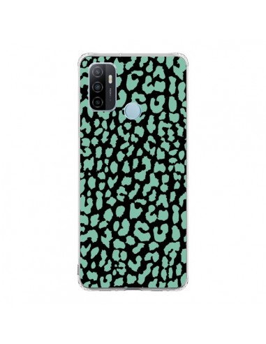 Coque Oppo A53 / A53s Leopard Mint Vert - Mary Nesrala