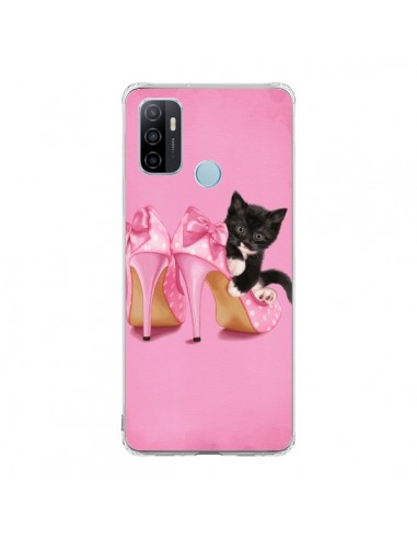 Coque Oppo A53 / A53s Chaton Chat Noir Kitten Chaussure Shoes - Maryline Cazenave
