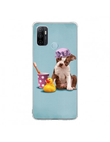 Coque Oppo A53 / A53s Chien Dog Canard Fille - Maryline Cazenave