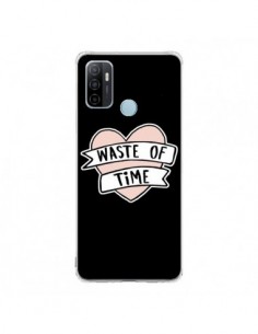 Coque Oppo A53 / A53s Waste of Time Coeur - Maryline...