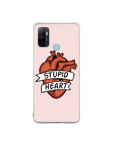 Coque Oppo A53 / A53s Stupid Heart Coeur - Maryline Cazenave