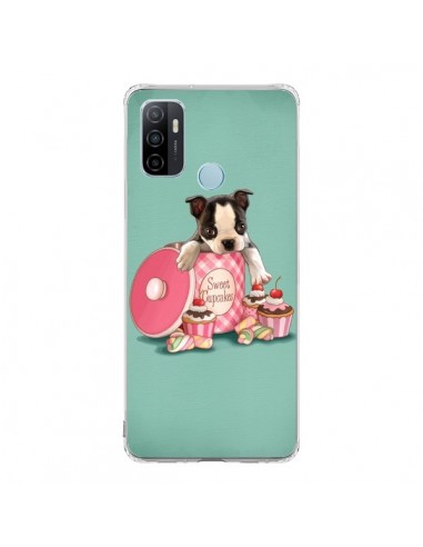 Coque Oppo A53 / A53s Chien Dog Cupcakes Gateau Boite - Maryline Cazenave