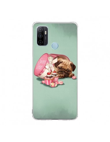 Coque Oppo A53 / A53s Chien Dog Cupcakes Gateau Bonbon Boite - Maryline Cazenave