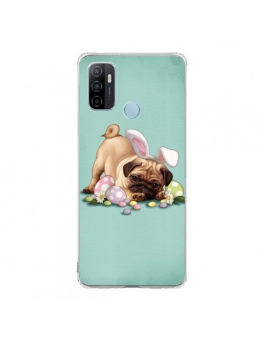 Coque Oppo A53 / A53s Chien Dog Rabbit Lapin Pâques Easter - Maryline Cazenave