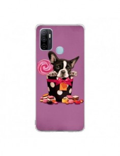Coque Oppo A53 / A53s Chien Dog Boite Noeud Papillon Pois...