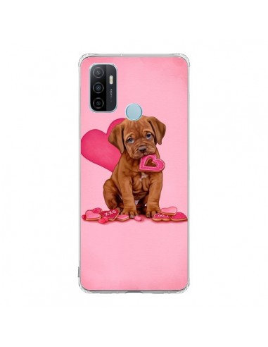 Coque Oppo A53 / A53s Chien Dog Gateau Coeur Love - Maryline Cazenave