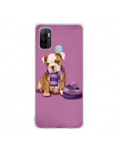 Coque Oppo A53 / A53s Chien Dog Echarpe Bonnet Froid Hiver - Maryline Cazenave