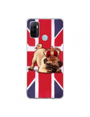 Coque Oppo A53 / A53s Chien Dog Anglais UK British Queen King Roi Reine - Maryline Cazenave