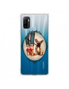 Coque Oppo A53 / A53s Lady Jambes Chien Bulldog Dog...