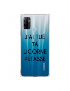 Coque Oppo A53 / A53s Tué Licorne Pétasse Transparente -...