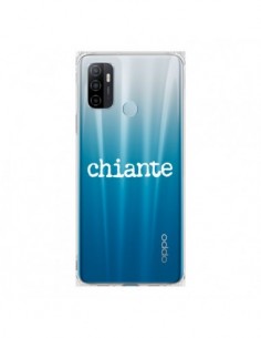 Coque Oppo A53 / A53s Chiante Blanc Transparente -...
