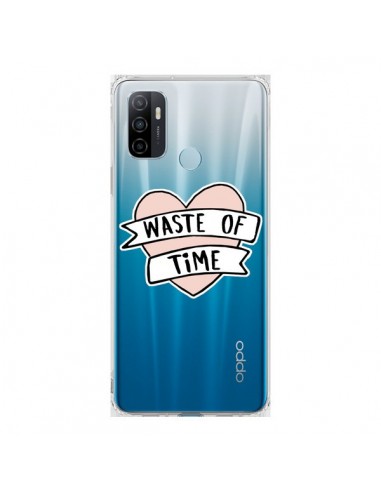 Coque Oppo A53 / A53s Waste Of Time Transparente - Maryline Cazenave