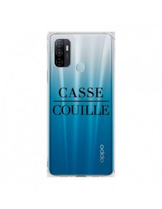 Coque Oppo A53 / A53s Casse Couille Transparente -...