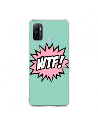 Coque Oppo A53 / A53s WTF Bulles BD Comics - Maryline Cazenave