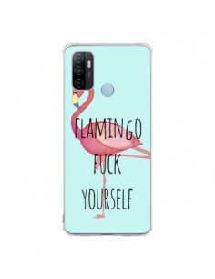 Coque Oppo A53 / A53s Flamingo Fuck Yourself - Maryline...