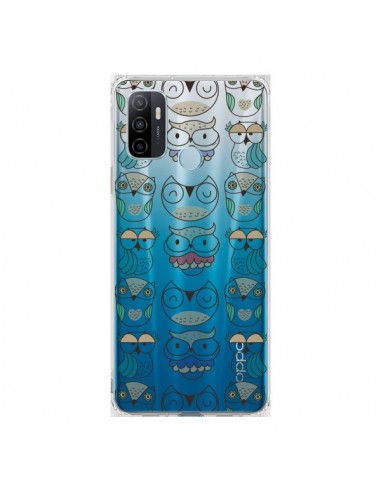 Coque Oppo A53 / A53s Chouettes Owl Hibou Transparente - Maria Jose Da Luz