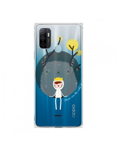 Coque Oppo A53 / A53s Monstre Princesse Transparente - Maria Jose Da Luz